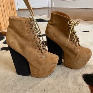 Jeffrey Campbell Suede Platform boots